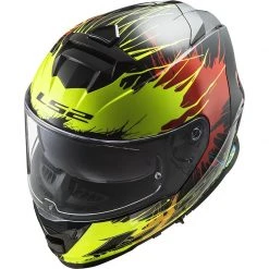 Full Face Motorcycle Helmet Ls2 FF800 STORM Drop Black Yellow Red -Ls2 Sales Shop full face motorcycle helmet ls2 ff800 storm drop black yellow red 135434
