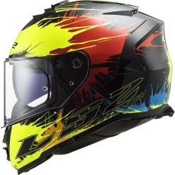 Full Face Motorcycle Helmet Ls2 FF800 STORM Drop Black Yellow Red -Ls2 Sales Shop full face motorcycle helmet ls2 ff800 storm drop black yellow red 135435