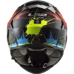 Full Face Motorcycle Helmet Ls2 FF800 STORM Drop Black Yellow Red -Ls2 Sales Shop full face motorcycle helmet ls2 ff800 storm drop black yellow red 135436