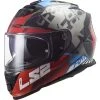 Full Face Motorcycle Helmet Ls2 FF800 STORM Sprinter Black Red Titanium 2 Full Face Motorcycle Helmet Ls2 FF800 STORM Sprinter Black Red Titanium -Ls2 Sales Shop full face motorcycle helmet ls2 ff800 storm sprinter black red titanium 135453