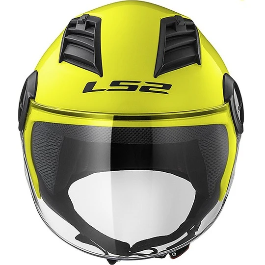 Helmet LS2 OF562 Airflow Solid Yellow Fluo 7 Helmet LS2 OF562 Airflow Solid Yellow Fluo - Image 5