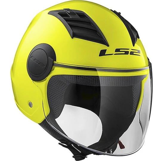 Helmet LS2 OF562 Airflow Solid Yellow Fluo 8 Helmet LS2 OF562 Airflow Solid Yellow Fluo - Image 6