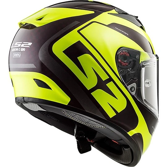 Integral Moto Helmet Ls2 FF323 Arrow Evo Sting Wineberry Yellow H-Vision 4 Integral Moto Helmet Ls2 FF323 Arrow Evo Sting Wineberry Yellow H-Vision - Image 2