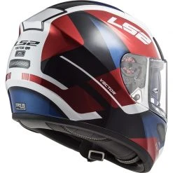 Integral Motorcycle Helmet In Ls2 Fiber FF397 VECTOR Evo Automat White Red -Ls2 Sales Shop integral motorcycle helmet in ls2 fiber ff397 vector evo automat white red 107141