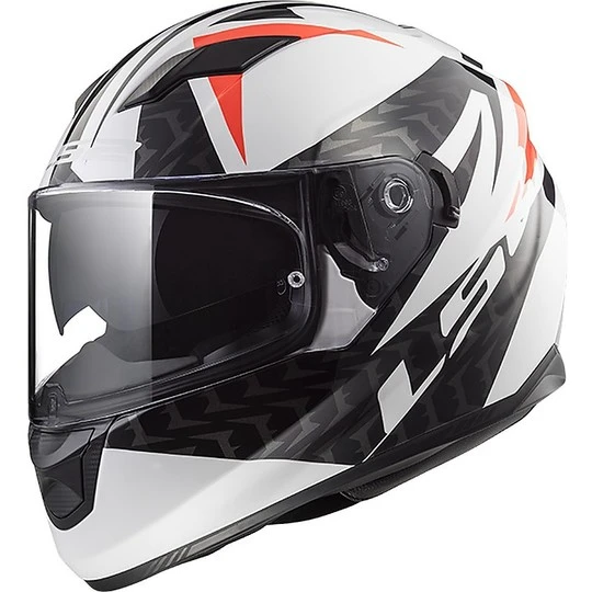 Integral Motorcycle Helmet LS2 FF320 Stream Evo COMMANDER White Black Red 3 Integral Motorcycle Helmet LS2 FF320 Stream Evo COMMANDER White Black Red