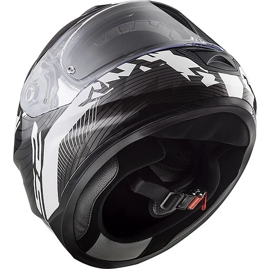 Integral Motorcycle Helmet LS2 FF320 Stream Evo HYPE White Black Titanium 4 Integral Motorcycle Helmet LS2 FF320 Stream Evo HYPE White Black Titanium - Image 2