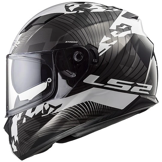 Integral Motorcycle Helmet LS2 FF320 Stream Evo HYPE White Black Titanium 10 Integral Motorcycle Helmet LS2 FF320 Stream Evo HYPE White Black Titanium - Image 8