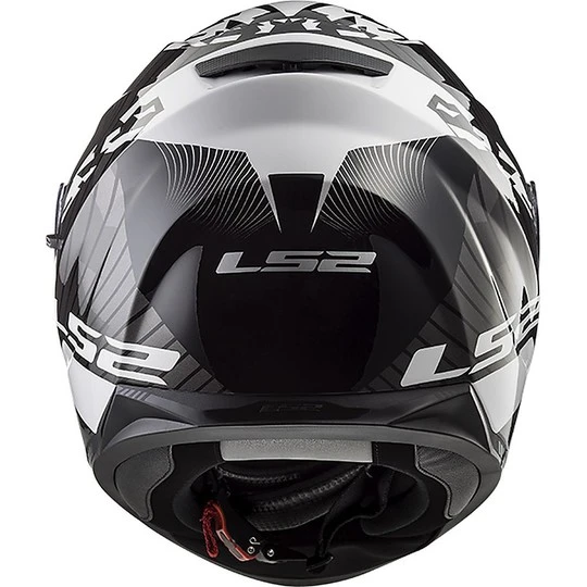 Integral Motorcycle Helmet LS2 FF320 Stream Evo HYPE White Black Titanium 12 Integral Motorcycle Helmet LS2 FF320 Stream Evo HYPE White Black Titanium - Image 10