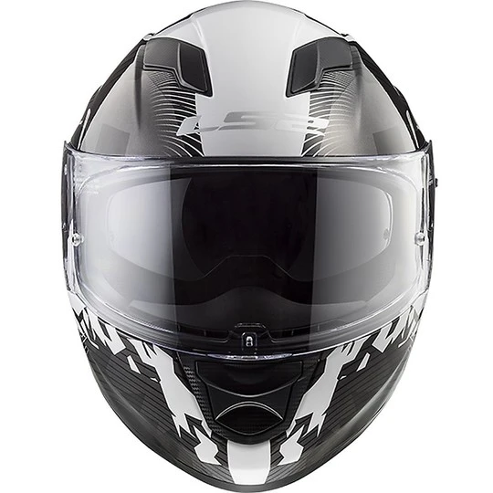 Integral Motorcycle Helmet LS2 FF320 Stream Evo HYPE White Black Titanium 15 Integral Motorcycle Helmet LS2 FF320 Stream Evo HYPE White Black Titanium - Image 13