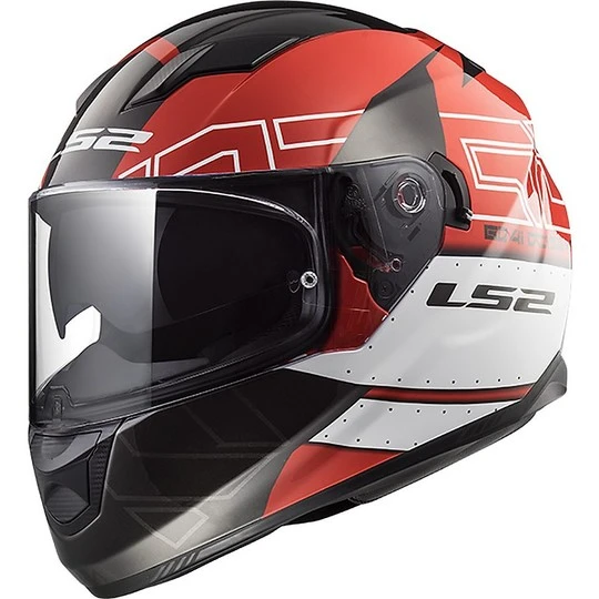 Integral Motorcycle Helmet LS2 FF320 Stream Evo KUB Black Red 3 Integral Motorcycle Helmet LS2 FF320 Stream Evo KUB Black Red