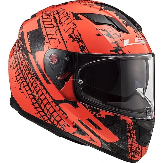 Integral Motorcycle Helmet LS2 FF320 STREAM EVO Orange Fluo Orange Lava 6 Integral Motorcycle Helmet LS2 FF320 STREAM EVO Orange Fluo Orange Lava - Image 4