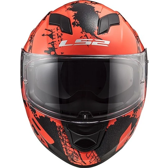 Integral Motorcycle Helmet LS2 FF320 STREAM EVO Orange Fluo Orange Lava 7 Integral Motorcycle Helmet LS2 FF320 STREAM EVO Orange Fluo Orange Lava - Image 5