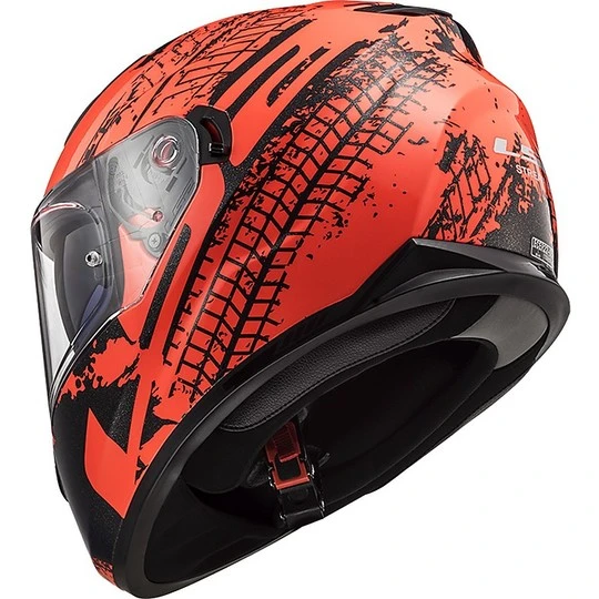 Integral Motorcycle Helmet LS2 FF320 STREAM EVO Orange Fluo Orange Lava 8 Integral Motorcycle Helmet LS2 FF320 STREAM EVO Orange Fluo Orange Lava - Image 6