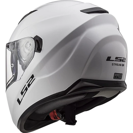 Integral Motorcycle Helmet LS2 FF320 STREAM EVO Solid Glossy White 6 Integral Motorcycle Helmet LS2 FF320 STREAM EVO Solid Glossy White - Image 4