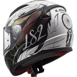 Integral Motorcycle Helmet LS2 FF353 RAPID Boho White Black Pink -Ls2 Sales Shop integral motorcycle helmet ls2 ff353 rapid boho white black pink 66861