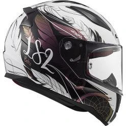 Integral Motorcycle Helmet LS2 FF353 RAPID Boho White Black Pink 19 Integral Motorcycle Helmet LS2 FF353 RAPID Boho White Black Pink -Ls2 Sales Shop integral motorcycle helmet ls2 ff353 rapid boho white black pink 66863