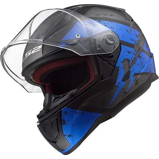 Integral Motorcycle Helmet LS2 FF353 RAPID Deadbolt Black Matt Blue 7 Integral Motorcycle Helmet LS2 FF353 RAPID Deadbolt Black Matt Blue - Image 5