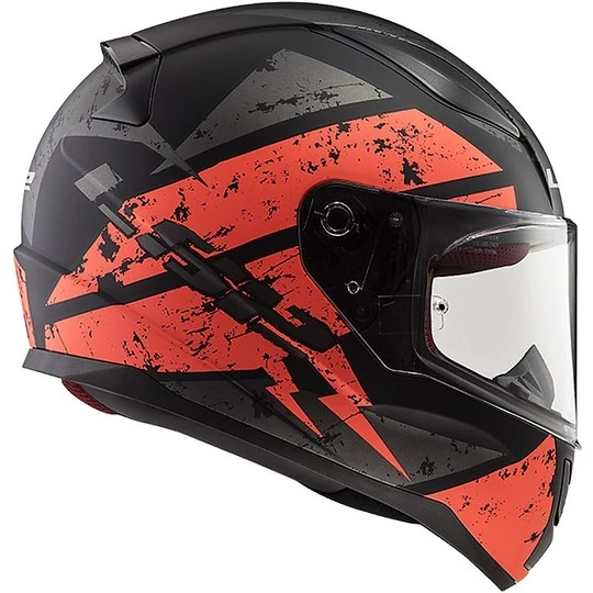 Integral Motorcycle Helmet Ls2 FF353 Rapid Deadbolt Black Opaque Orange 10 Integral Motorcycle Helmet Ls2 FF353 Rapid Deadbolt Black Opaque Orange - Image 8