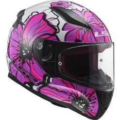 Integral Motorcycle Helmet LS2 FF353 RAPID Poppies Pink -Ls2 Sales Shop integral motorcycle helmet ls2 ff353 rapid poppies pink 66840