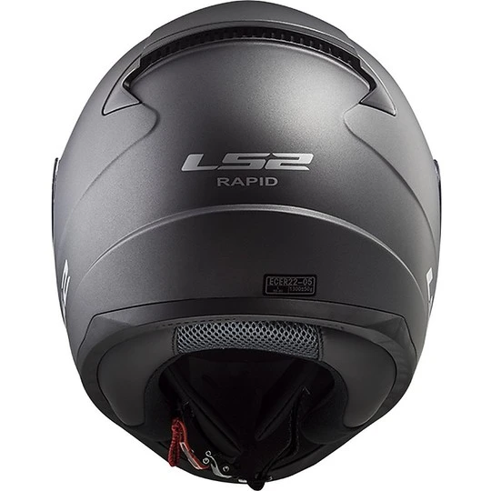 Integral Motorcycle Helmet Ls2 FF353 Rapid Solid Opal Titanium 6 Integral Motorcycle Helmet Ls2 FF353 Rapid Solid Opal Titanium - Image 4