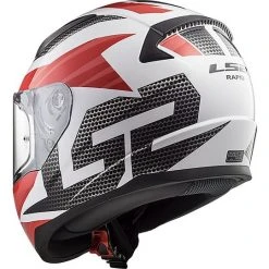 Integral Motorcycle Helmet Ls2 FF353 Rapid White Grid Red 11 Integral Motorcycle Helmet Ls2 FF353 Rapid White Grid Red -Ls2 Sales Shop integral motorcycle helmet ls2 ff353 rapid white grid red 44730