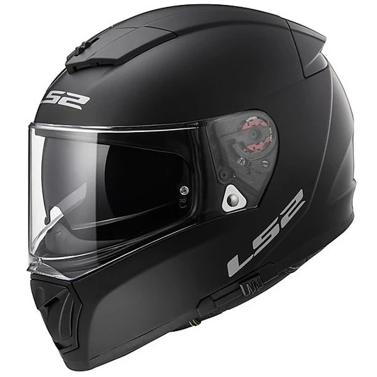 Integral Motorcycle Helmet LS2 FF390 Breacker Double Visor Solid Black Matt 3 Integral Motorcycle Helmet LS2 FF390 Breacker Double Visor Solid Black Matt