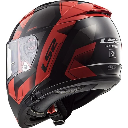 Integral Motorcycle Helmet LS2 FF390 Breaker Physics Black Red 5 Integral Motorcycle Helmet LS2 FF390 Breaker Physics Black Red - Image 3