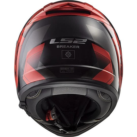 Integral Motorcycle Helmet LS2 FF390 Breaker Physics Black Red 6 Integral Motorcycle Helmet LS2 FF390 Breaker Physics Black Red - Image 4