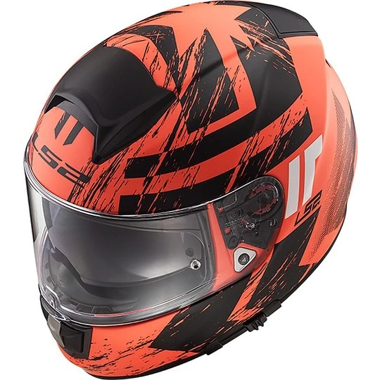 Integral Motorcycle Helmet Ls2 FF397 Vector Hunter Black Opaque Orange 5 Integral Motorcycle Helmet Ls2 FF397 Vector Hunter Black Opaque Orange - Image 3