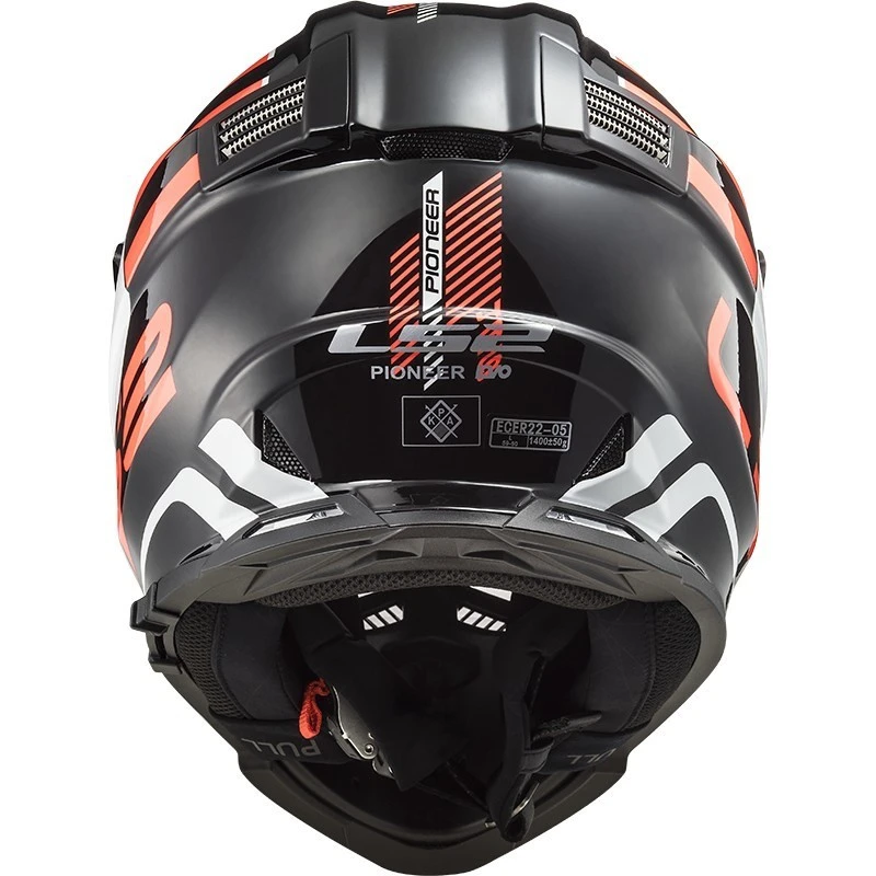 Integral Motorcycle Helmet Touring Ls2 MX436 PIONEER EVO Adventurer Black White 7 Integral Motorcycle Helmet Touring Ls2 MX436 PIONEER EVO Adventurer Black White - Image 5