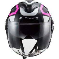 Jet Helmet Double Visor Motorcycle Ls2 OF570 VERSO Marker Matte Black Purple -Ls2 Sales Shop jet helmet double visor motorcycle ls2 of570 verso marker matte black purple 134375