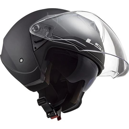 Jet Moto Helmet Ls2 Double Visor Ls2 OF573 TWISTER 2 Solid Matt Black 5 Jet Moto Helmet Ls2 Double Visor Ls2 OF573 TWISTER 2 Solid Matt Black - Image 3