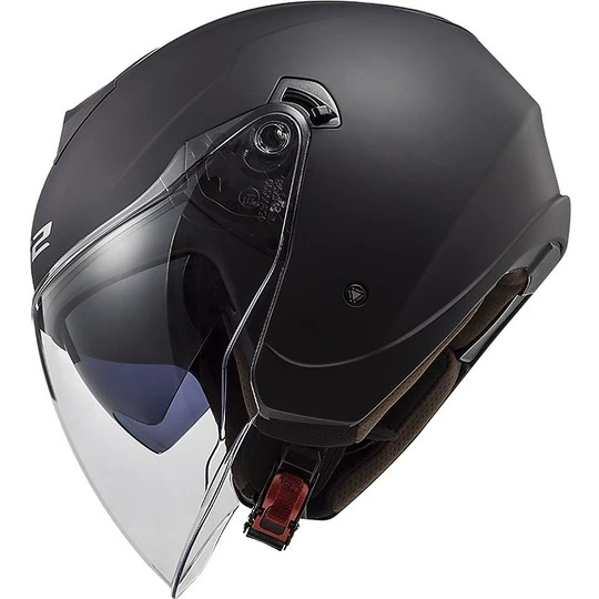 Jet Moto Helmet Ls2 Double Visor Ls2 OF573 TWISTER 2 Solid Matt Black 8 Jet Moto Helmet Ls2 Double Visor Ls2 OF573 TWISTER 2 Solid Matt Black - Image 6