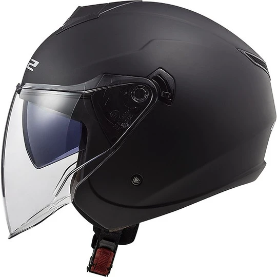 Jet Moto Helmet Ls2 Double Visor Ls2 OF573 TWISTER 2 Solid Matt Black 10 Jet Moto Helmet Ls2 Double Visor Ls2 OF573 TWISTER 2 Solid Matt Black - Image 8