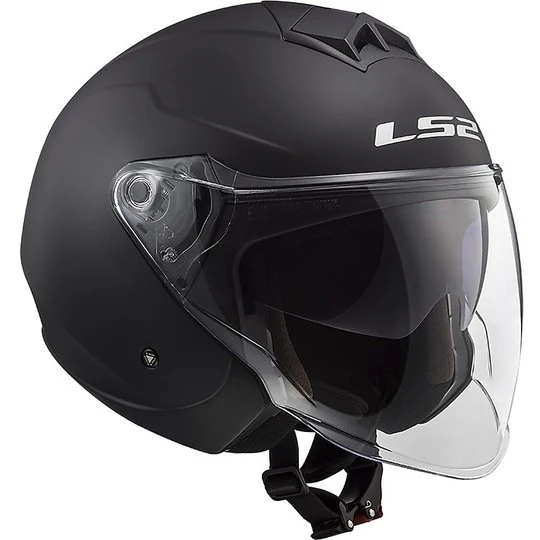 Jet Moto Helmet Ls2 Double Visor Ls2 OF573 TWISTER 2 Solid Matt Black 15 Jet Moto Helmet Ls2 Double Visor Ls2 OF573 TWISTER 2 Solid Matt Black - Image 13