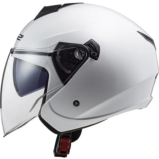 Jet Moto Helmet Ls2 Double Visor Ls2 OF573 TWISTER 2 Solid White 6 Jet Moto Helmet Ls2 Double Visor Ls2 OF573 TWISTER 2 Solid White - Image 4