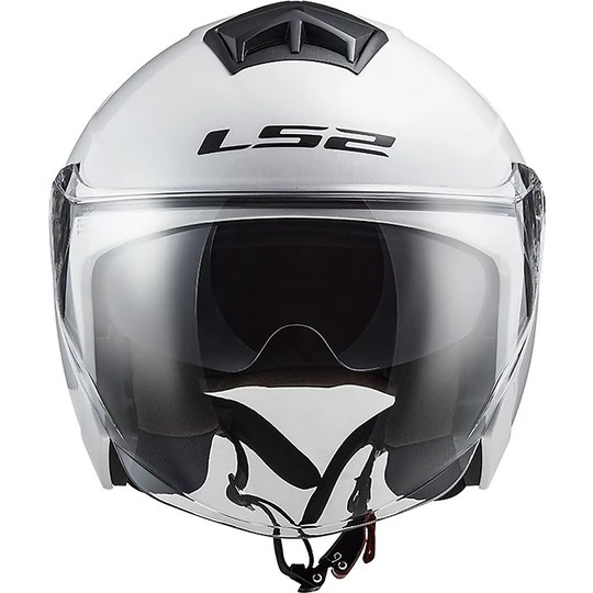 Jet Moto Helmet Ls2 Double Visor Ls2 OF573 TWISTER 2 Solid White 11 Jet Moto Helmet Ls2 Double Visor Ls2 OF573 TWISTER 2 Solid White - Image 9