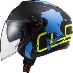 Jet Moto Helmet Ls2 Double Visor Ls2 OF573 TWISTER 2 Xover Black Matt Blue 12 Jet Moto Helmet Ls2 Double Visor Ls2 OF573 TWISTER 2 Xover Black Matt Blue -Ls2 Sales Shop jet moto helmet ls2 double visor ls2 of573 twister 2 xover black matt blue 85904