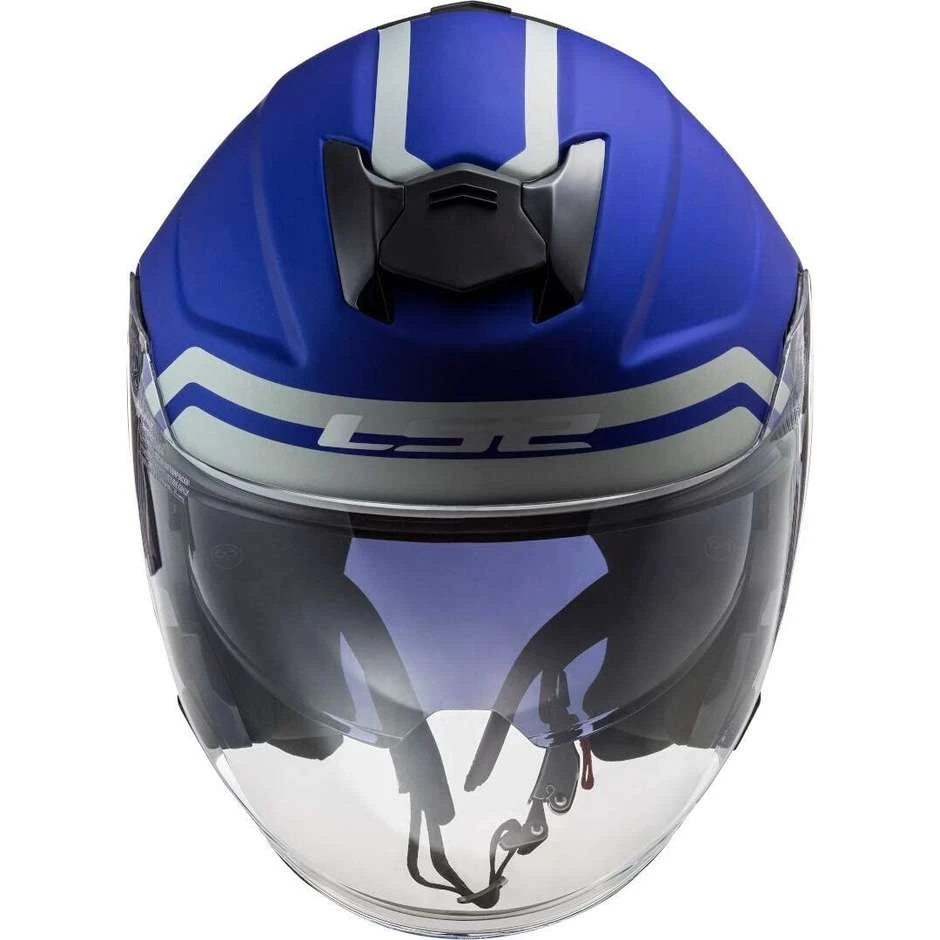 Jet Moto Helmet Ls2 OF521 INFINITY Moto Hyper Blue Matt 13 Jet Moto Helmet Ls2 OF521 INFINITY Moto Hyper Blue Matt - Image 11