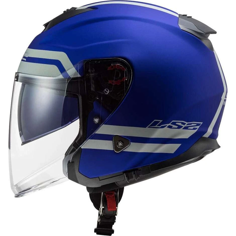 Jet Moto Helmet Ls2 OF521 INFINITY Moto Hyper Blue Matt 5 Jet Moto Helmet Ls2 OF521 INFINITY Moto Hyper Blue Matt - Image 3