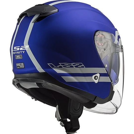 Jet Moto Helmet Ls2 OF521 INFINITY Moto Hyper Blue Matt 8 Jet Moto Helmet Ls2 OF521 INFINITY Moto Hyper Blue Matt - Image 6