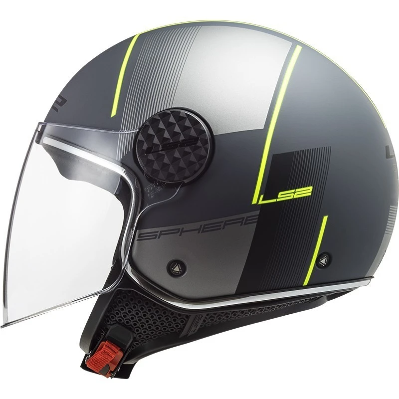 Jet Moto Helmet Ls2 OF558 SPHERE LUX Firm Matt Black Titanium 5 Jet Moto Helmet Ls2 OF558 SPHERE LUX Firm Matt Black Titanium - Image 3