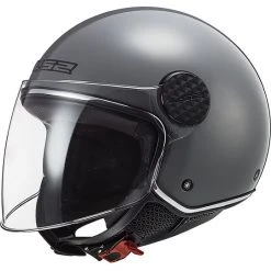 Jet Moto Helmet Ls2 Of558 SPHERE LUX Solid Nardo Gray