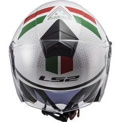 Jet Motorcycle Helmet Ls2 Double Visor Ls2 OF573 TWISTER 2 Combo White Green Red -Ls2 Sales Shop jet motorcycle helmet ls2 double visor ls2 of573 twister 2 combo white green red 85920