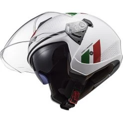 Jet Motorcycle Helmet Ls2 Double Visor Ls2 OF573 TWISTER 2 Combo White Green Red -Ls2 Sales Shop jet motorcycle helmet ls2 double visor ls2 of573 twister 2 combo white green red 85921