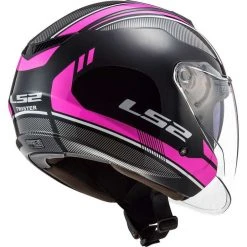Jet Motorcycle Helmet Ls2 Double Visor Ls2 OF573 TWISTER 2 Flix Black Pink 15 Jet Motorcycle Helmet Ls2 Double Visor Ls2 OF573 TWISTER 2 Flix Black Pink -Ls2 Sales Shop jet motorcycle helmet ls2 double visor ls2 of573 twister 2 flix black pink 134381