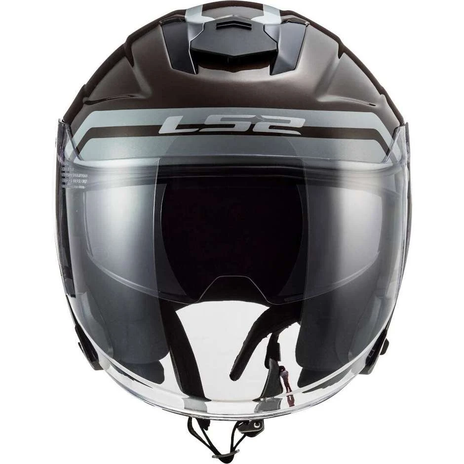 Jet Motorcycle Helmet Ls2 OF521 INFINITY Hyper Wood 10 Jet Motorcycle Helmet Ls2 OF521 INFINITY Hyper Wood - Image 8