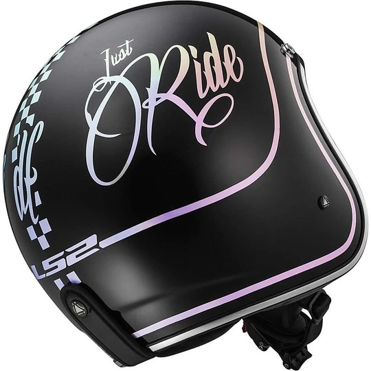 Jet Motorcycle Helmet LS2 OF583 In Fira Rusty Gloss Black 5 Jet Motorcycle Helmet LS2 OF583 In Fira Rusty Gloss Black - Image 3