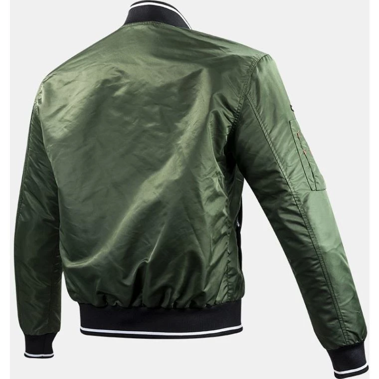 Ls2 Brighton Olive Green Motorcycle Bomber Jacket 4 Ls2 Brighton Olive Green Motorcycle Bomber Jacket - Image 2
