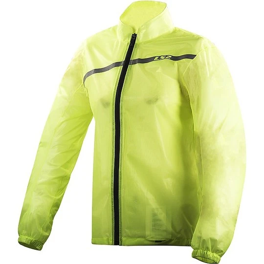 LS2 Commuter Lady Fluo Rain Jacket Raincoat 3 LS2 Commuter Lady Fluo Rain Jacket Raincoat